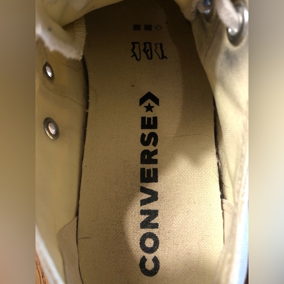 White Converse Platform Chuck Taylor Sneakers - Size 6.5 - Picture 10 of 10